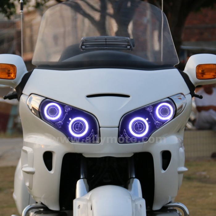 CHUSYYRAY H7 LED Headlight Bulbs For Honda Goldwing 1800 GL1800 2001-2017 - 8000K Ice Blue