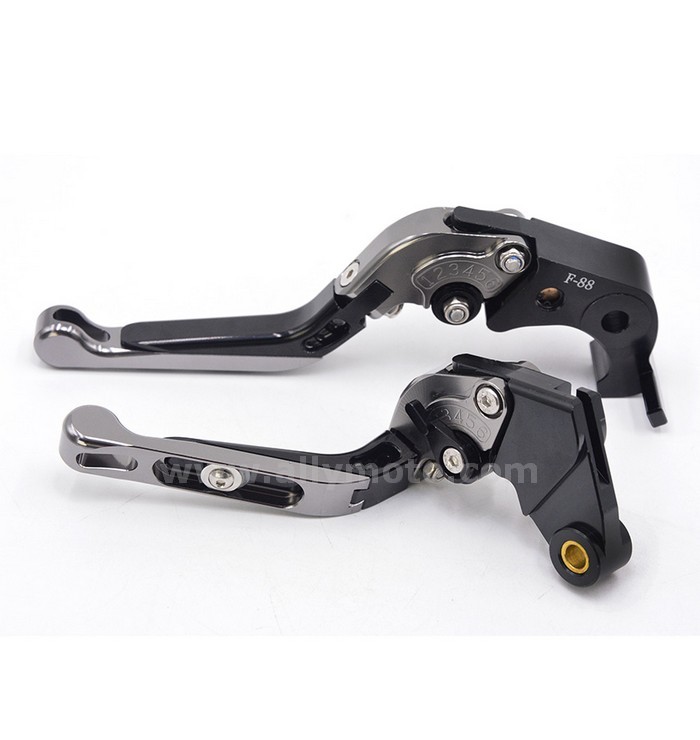 CNC Folding Clutch & Brake Levers Pair For Bajaj Pulsar 200 NS (All Years) | Adjustable & Anodized