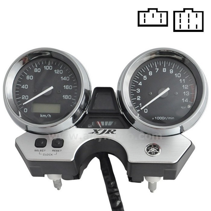 Speedometer Tachometer Gauge For Yamaha TW200 TW225 Trailway - Km/h, Analog, Illuminated