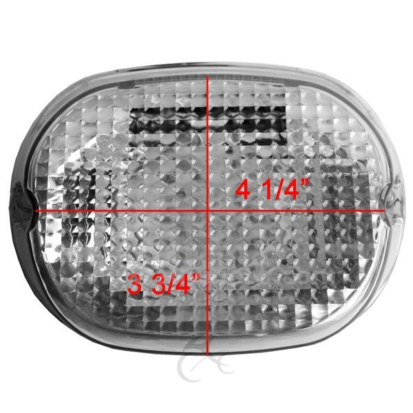 Chrome Red LED Tail Brake Light Motorbike Rear Sto... – Grandado