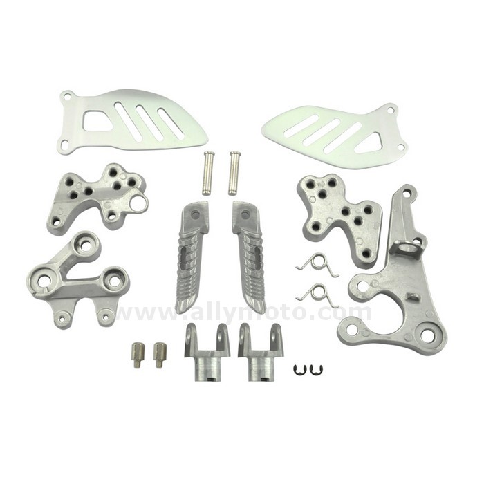 Aluminum Rear Footrest Foot Peg Bracket Set For Suzuki GSXR1000 K9 2009-2011 – Black