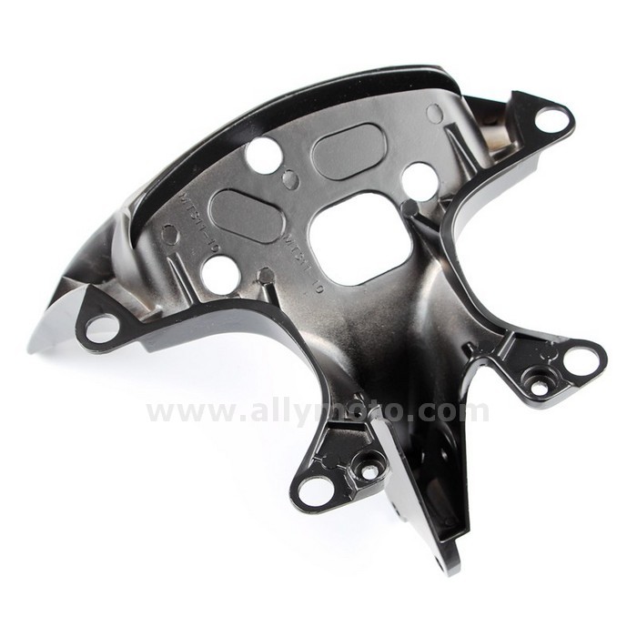 Motor BLACK UPPER HEADLIGHT FAIRING STAY BRACKET Fit For YAMAHA